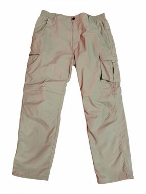 Mens Beige Nylon Convertible Cargo Pants  Unbranded Size 38